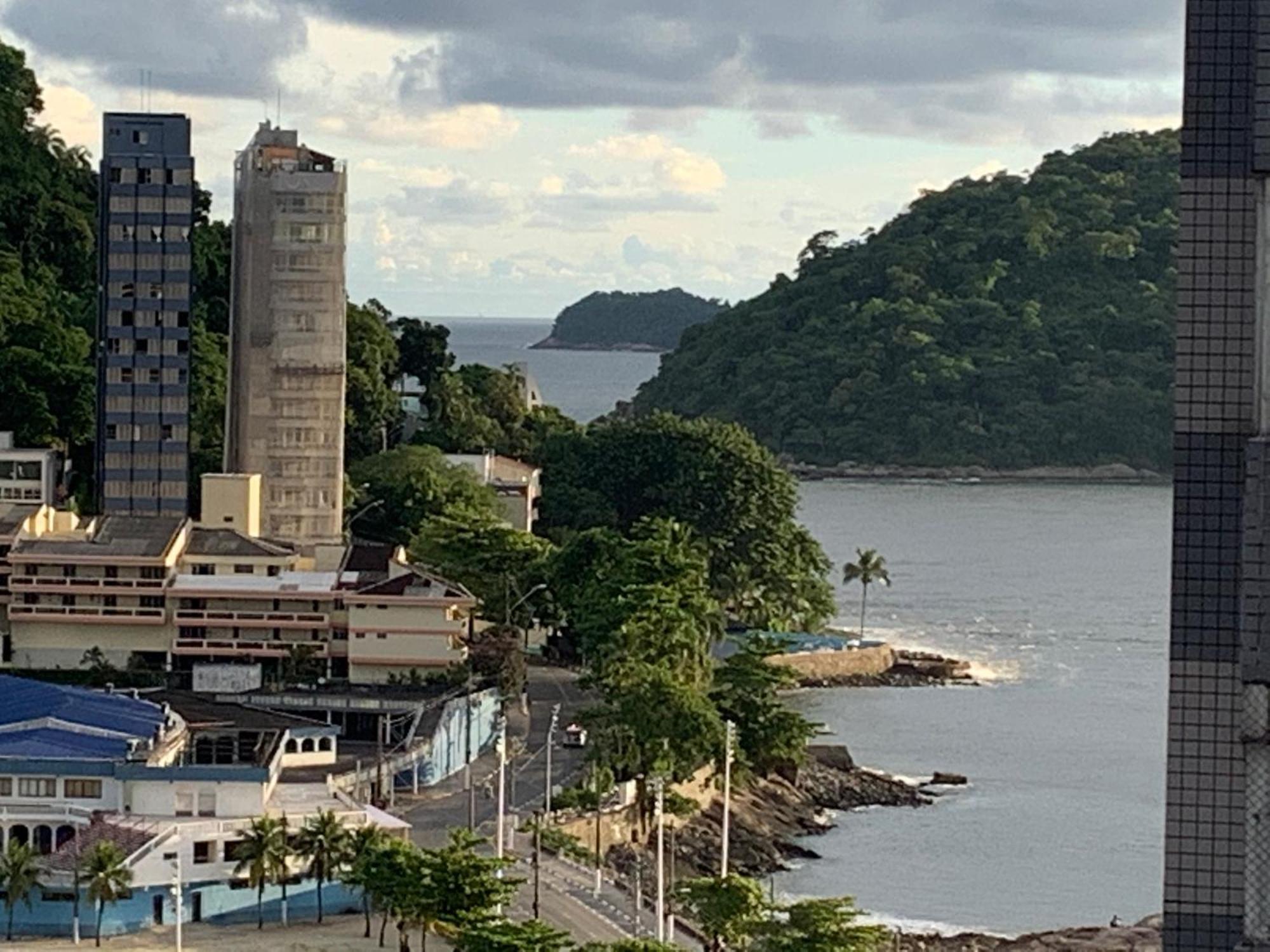 Apto Antigo Frente Mar Para Alugar São Vicente المظهر الخارجي الصورة