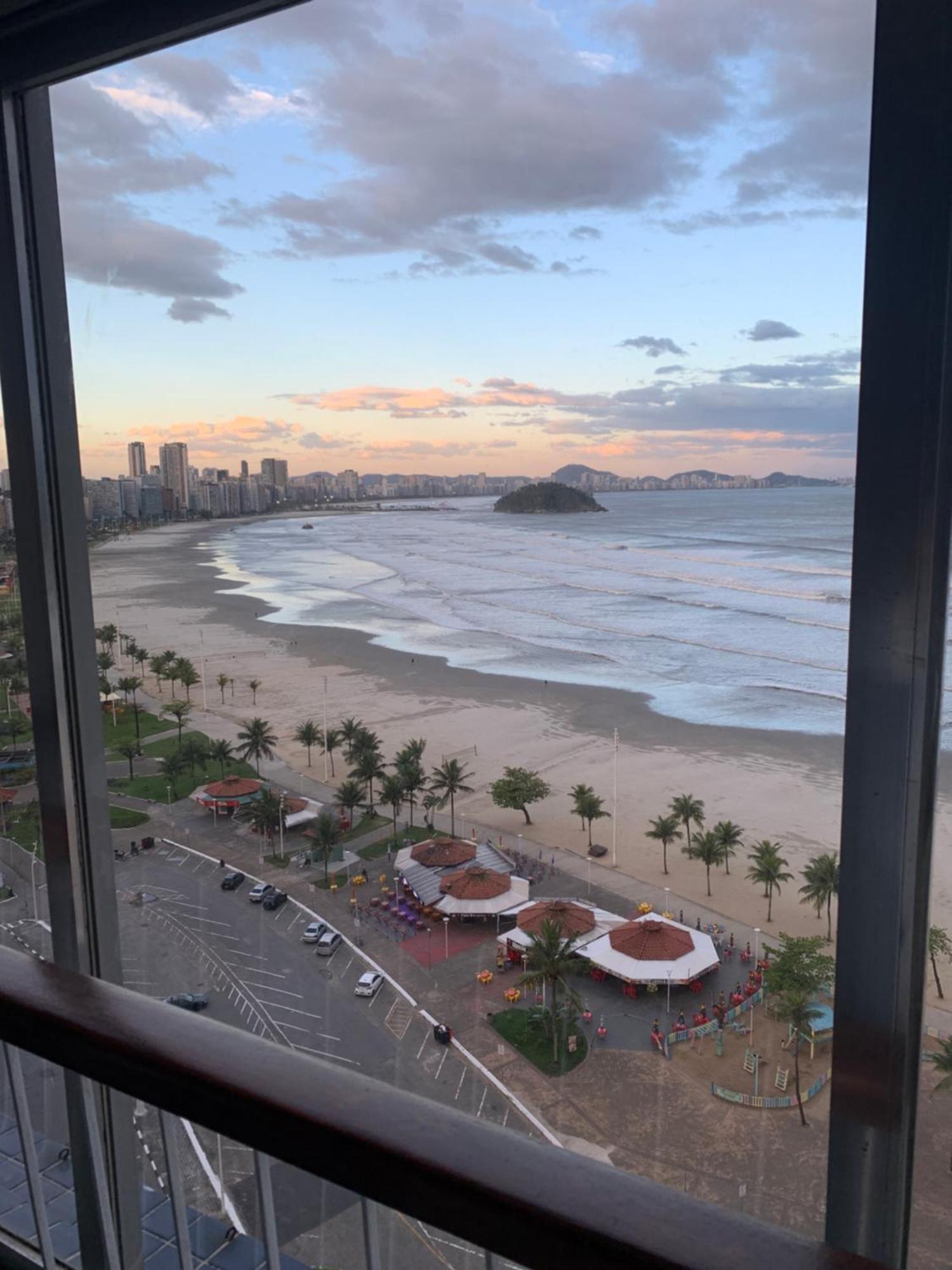 Apto Antigo Frente Mar Para Alugar São Vicente المظهر الخارجي الصورة